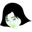 download Beauty No 26 Asian clipart image with 90 hue color