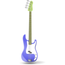 download Bass Guitar clipart image with 45 hue color