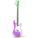 download Bass Guitar clipart image with 90 hue color