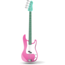 download Bass Guitar clipart image with 135 hue color