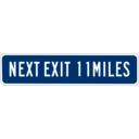 download Next Exit 11 Miles clipart image with 45 hue color