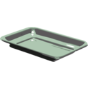 download Silver Tray clipart image with 270 hue color