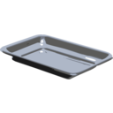 download Silver Tray clipart image with 0 hue color