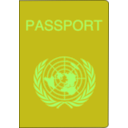 download Passport clipart image with 45 hue color