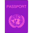 download Passport clipart image with 270 hue color