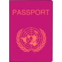 download Passport clipart image with 315 hue color