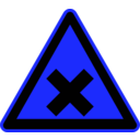 download Signs Hazard Warning clipart image with 180 hue color