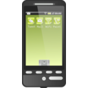 download Android Phone clipart image with 225 hue color