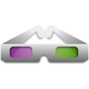 download 3d Glasses clipart image with 90 hue color
