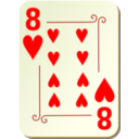 Ornamental Deck 8 Of Hearts