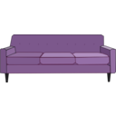 download Green Sofa clipart image with 225 hue color