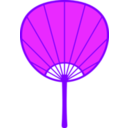 download Uchiwa clipart image with 270 hue color