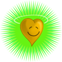 download Happy Heart clipart image with 45 hue color