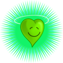 download Happy Heart clipart image with 90 hue color