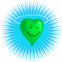 download Happy Heart clipart image with 135 hue color