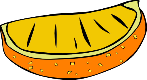 Fast Food Snack Orange Slice