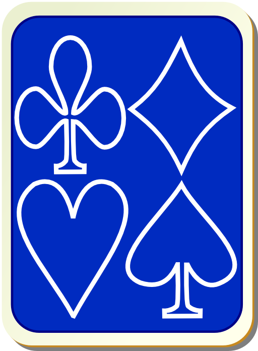 Card Backs Simple Blue