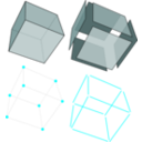 download Cube clipart image with 180 hue color