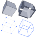 download Cube clipart image with 225 hue color