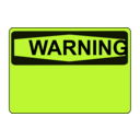 download Warning Blank Orange clipart image with 45 hue color