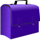 download Leather Suitcase clipart image with 225 hue color