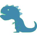 download Dinosaur Dinosaurio clipart image with 135 hue color
