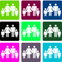 download Famille clipart image with 90 hue color