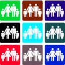download Famille clipart image with 135 hue color