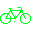 download Bicycle Sign Symbol clipart image with 90 hue color