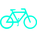 download Bicycle Sign Symbol clipart image with 135 hue color