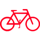 download Bicycle Sign Symbol clipart image with 315 hue color