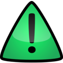 download Warning Icon clipart image with 90 hue color