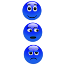 download Smiley 5 clipart image with 180 hue color