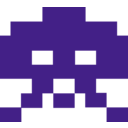 download Space Invaders clipart image with 45 hue color