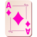 download Ornamental Deck Ace Of Diamonds clipart image with 315 hue color