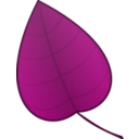 download Leaf clipart image with 225 hue color