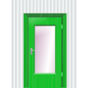 download Door With Cristal And Wall clipart image with 90 hue color