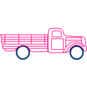 download Old Truck Zis 15 clipart image with 90 hue color