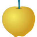 download Apple clipart image with 45 hue color