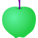 download Apple clipart image with 135 hue color