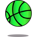 download Basketball clipart image with 90 hue color