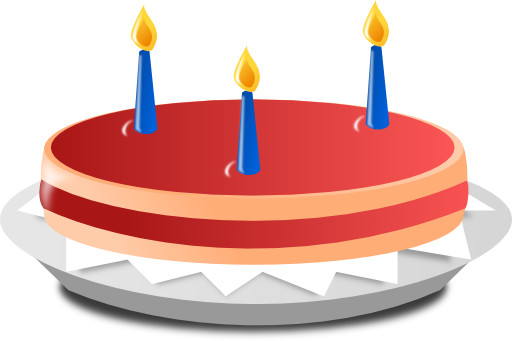 3 Candle Cake