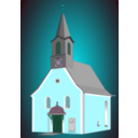 download Village Church2 clipart image with 135 hue color