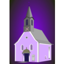 download Village Church2 clipart image with 225 hue color