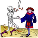 download Dance Macabre 6 clipart image with 315 hue color