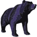 download Brown Bear clipart image with 225 hue color