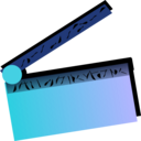 download Movie Slate clipart image with 180 hue color