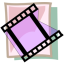 download Video clipart image with 270 hue color