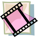 download Video clipart image with 315 hue color