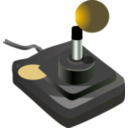 download Joystick Black Red Petri 01 clipart image with 45 hue color